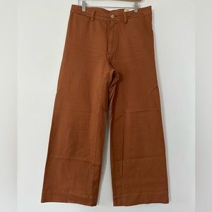 GAP wide leg high waist ankle length Carmel denim